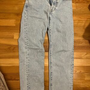 Men’s loose fit light washed Abercrombie jeans